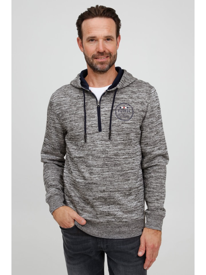 Hoodie FQGunar in Grau