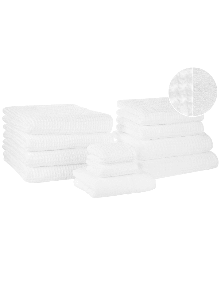 11er-Set Handtuch AREORA in Weiß