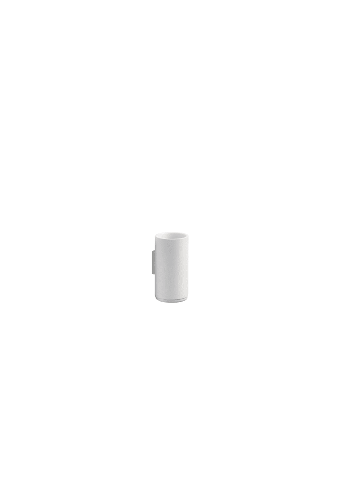Zahnbürstenbecher für Wand Rim in White