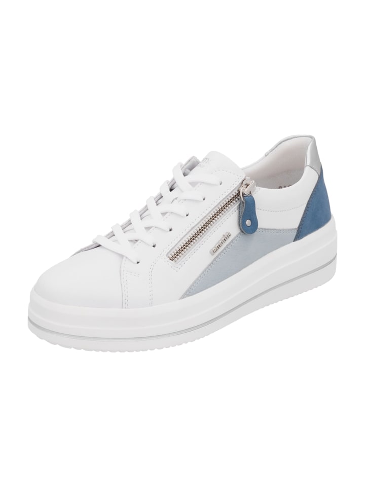 Sportliche Schnürschuhe in Weiß