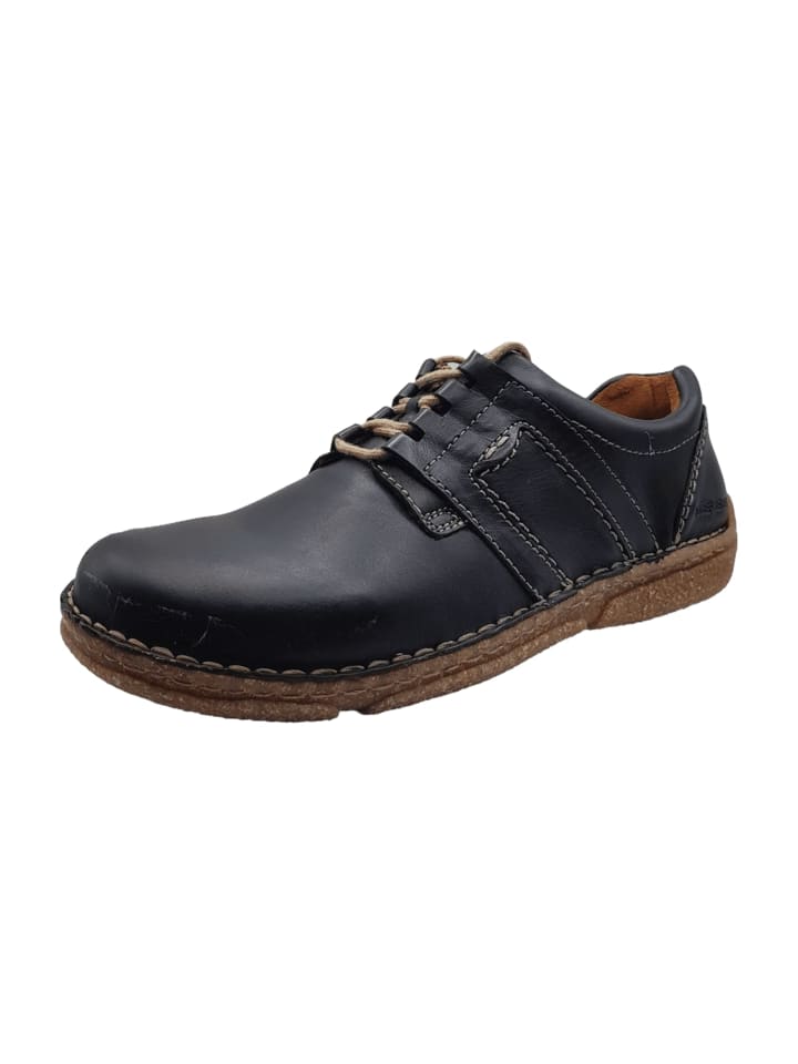 Komfort Schnürschuhe in Schwarz