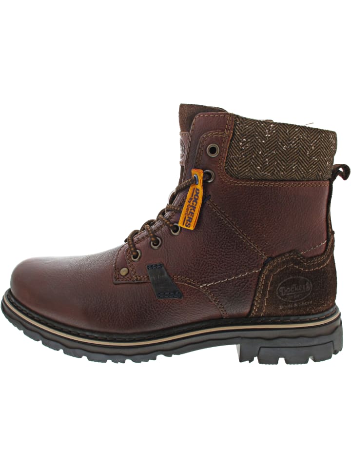 Schnürstiefel Braun