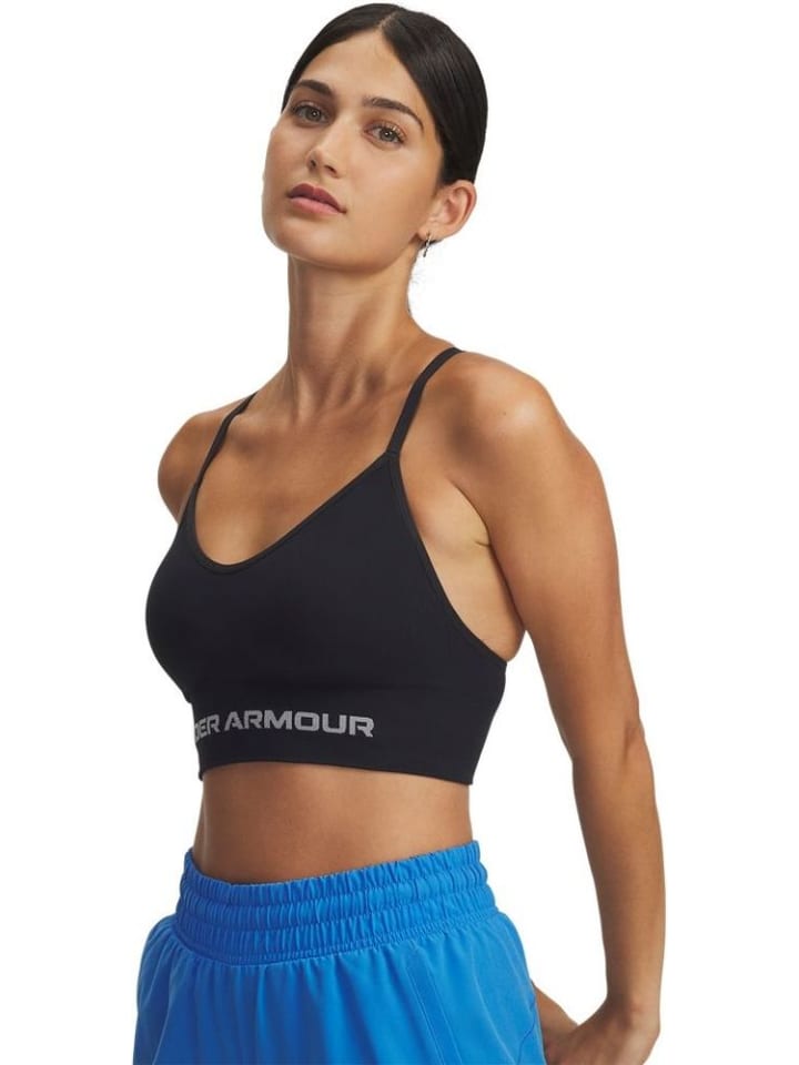 Sport-BH "Vanish Seamless Low Bra" in Schwarz