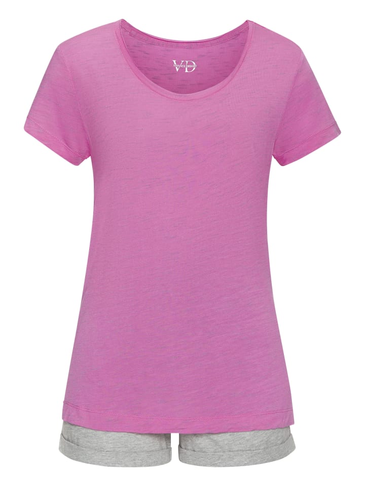 Shorty in pink-meliert