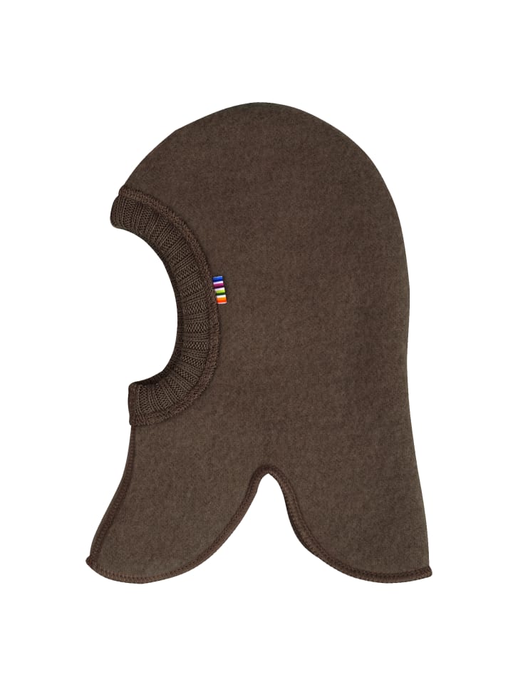 Schalmütze Balaclava Merino-Wolle in braun