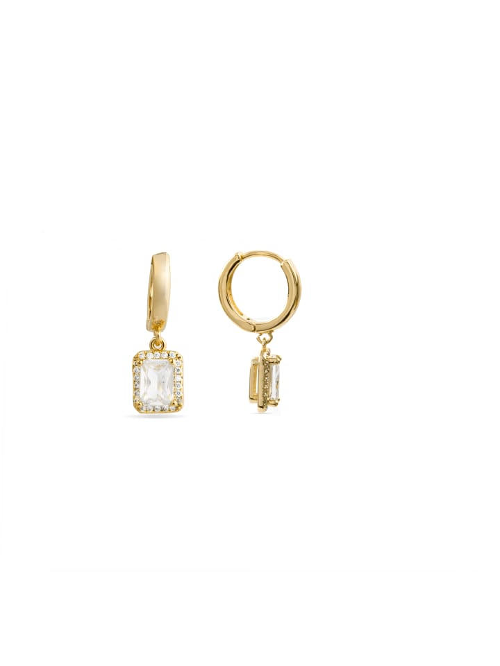 Ohrringe Silya mit 18 Karat Gold-Finish – SILYA