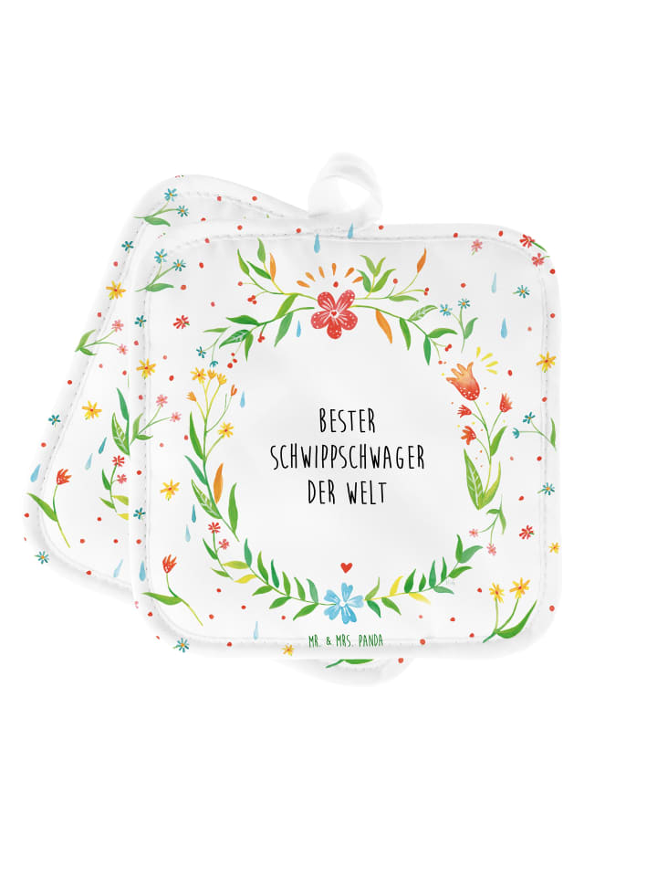 Topflappen Schwippschwager mit Spruch in Keine Angabe