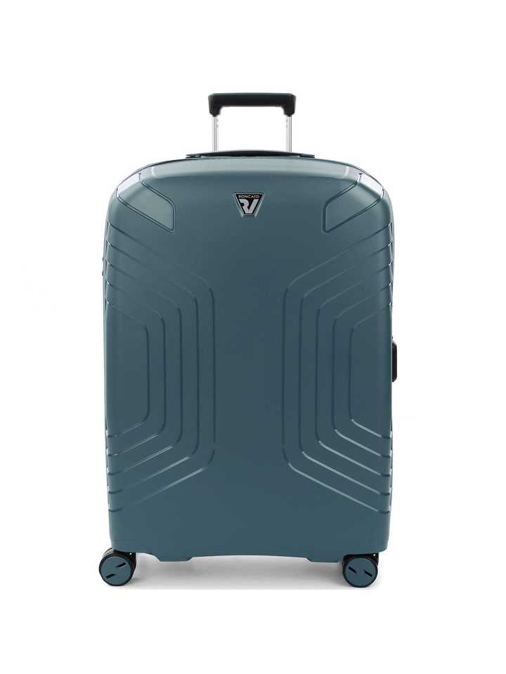 Ypsilon 4.0 4 Rollen Trolley 78 cm mit Dehnfalte verde bottiglia