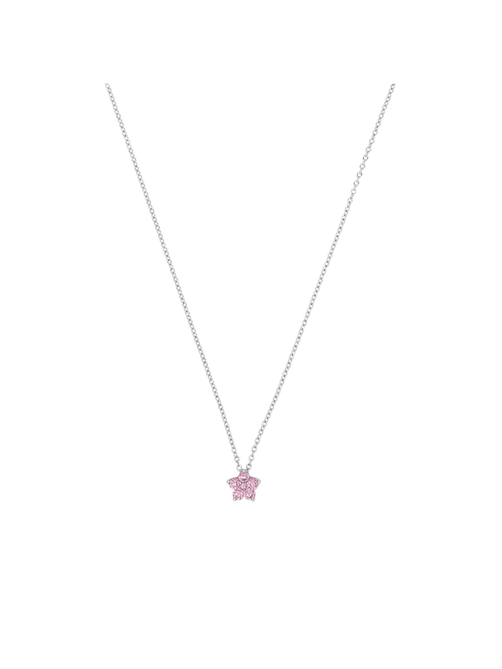 Kette mit Anhänger Silber 925, rhodiniert in Rosa