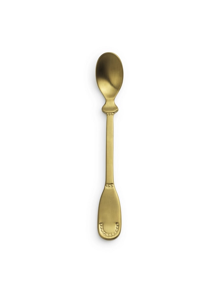 Edelstahl-Fütterlöffel in Gold
