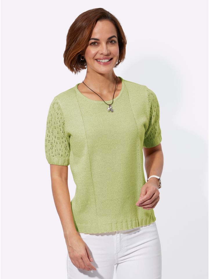 Pullover in lindgrün