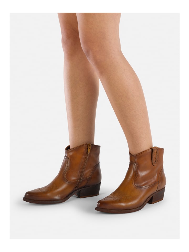 Stiefelette Mittelbraun