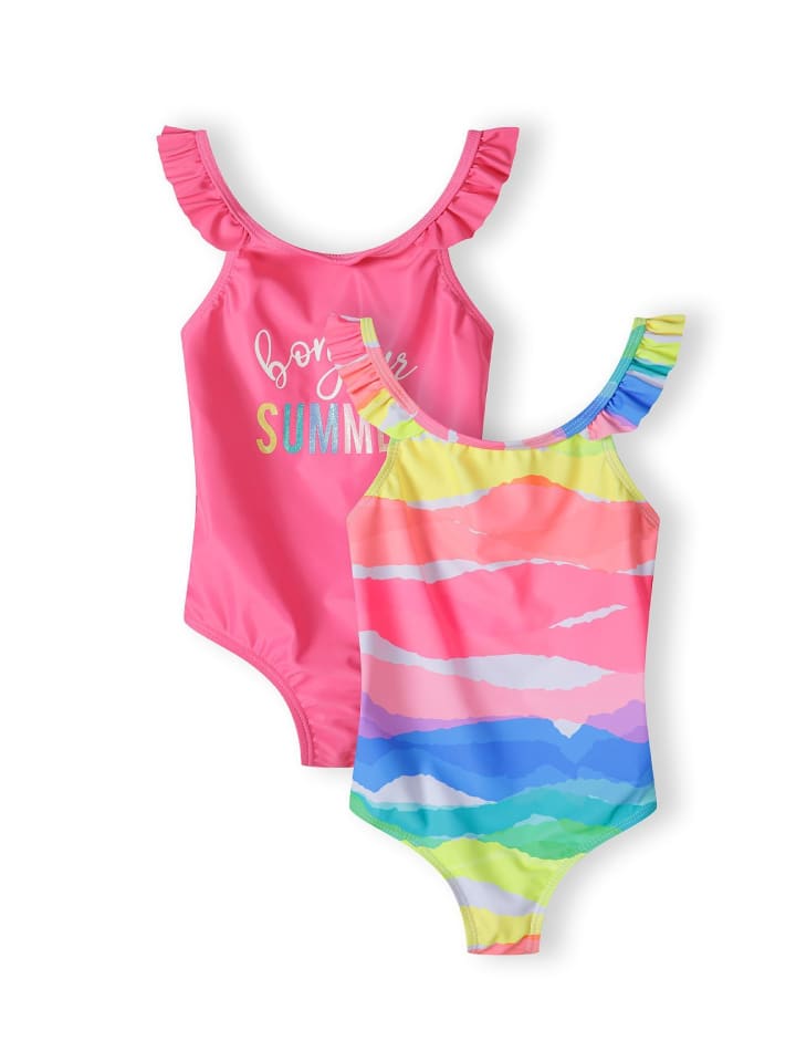 2er. Set: Badeanzug 22swim51 in pink