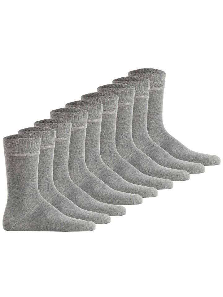 Socken 9er Pack in Grau