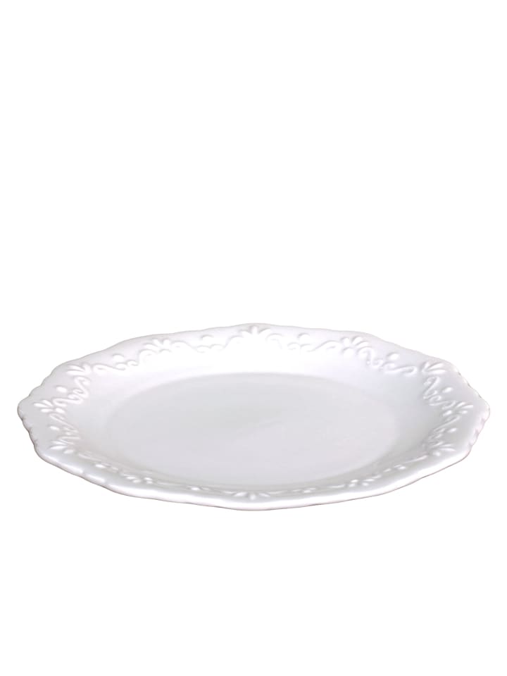 Kuchenteller PROVENCE Porzellan Weiß 19 cm