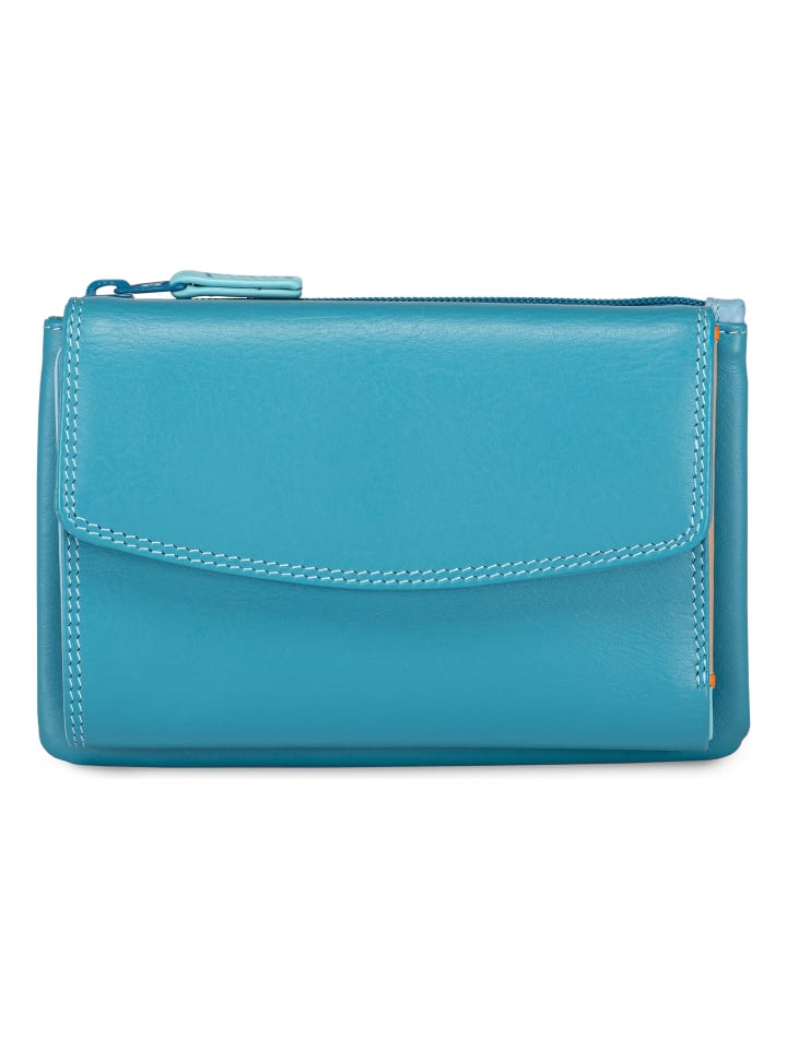 Geldbörse RFID Schutz Leder 14 cm sardinia
