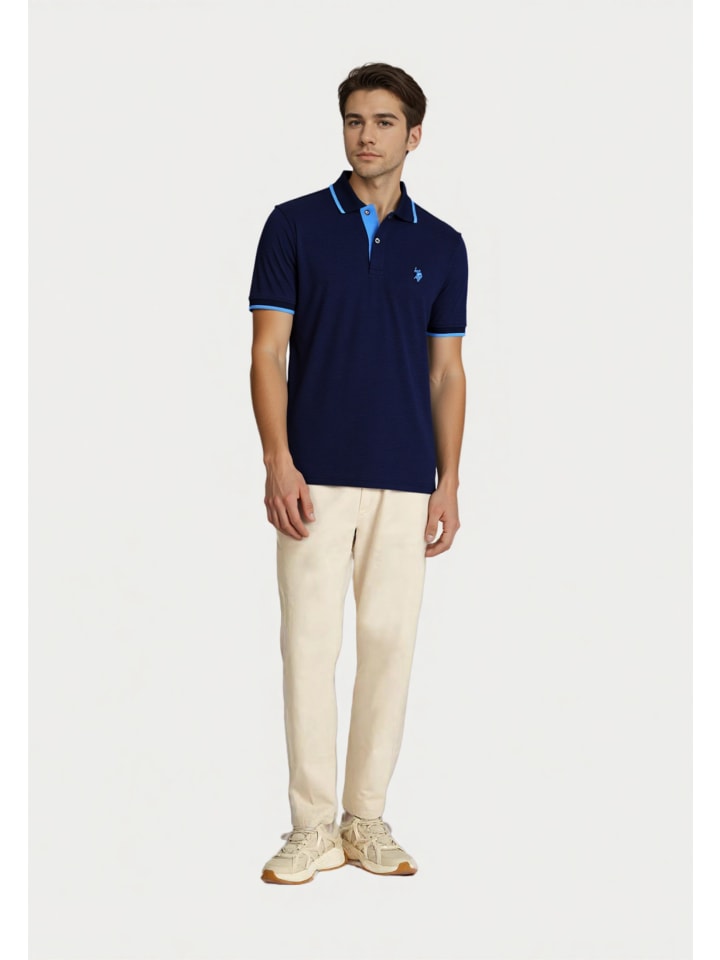 Poloshirt in dunkelblau