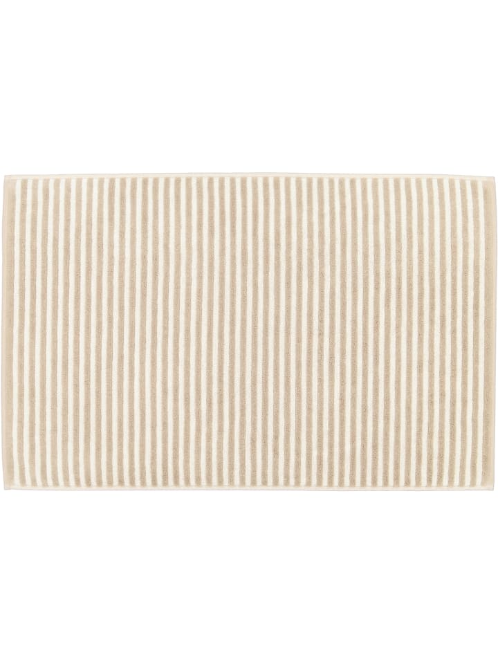 Cawö Badematten Two-Tone Stripes 480 sand - 33 in sand - 33