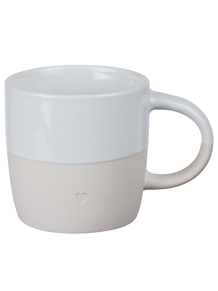 Butlers Henkeltasse ME TIME Herz in Weiß