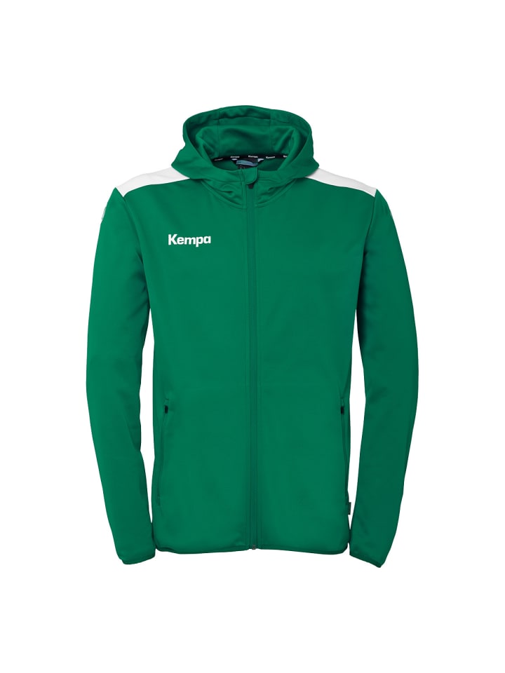 Kapuzenjacke Emotion 27 in lagune/weiß