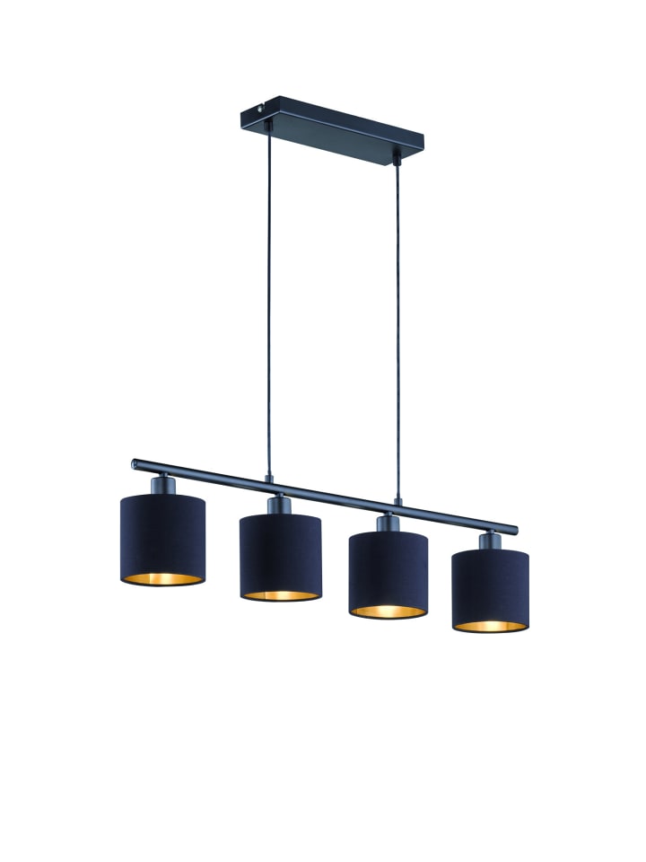 Pendelleuchte TOMMY in schwarz matt