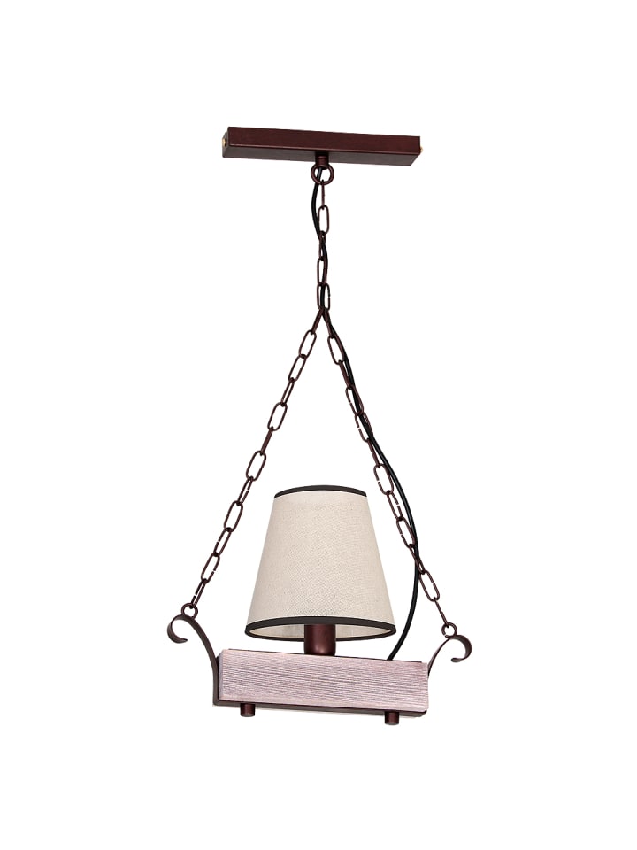 Pendelleuchte (B)15 x (L)30 cm in Helles Holz Beige
