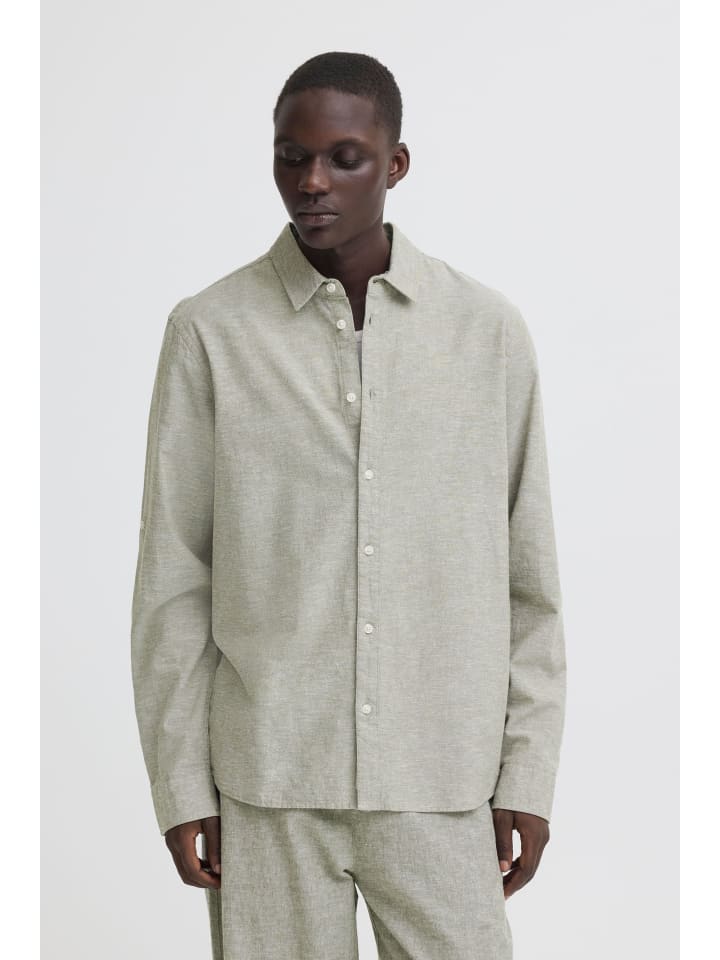 Leinenhemd BHAban in Olive