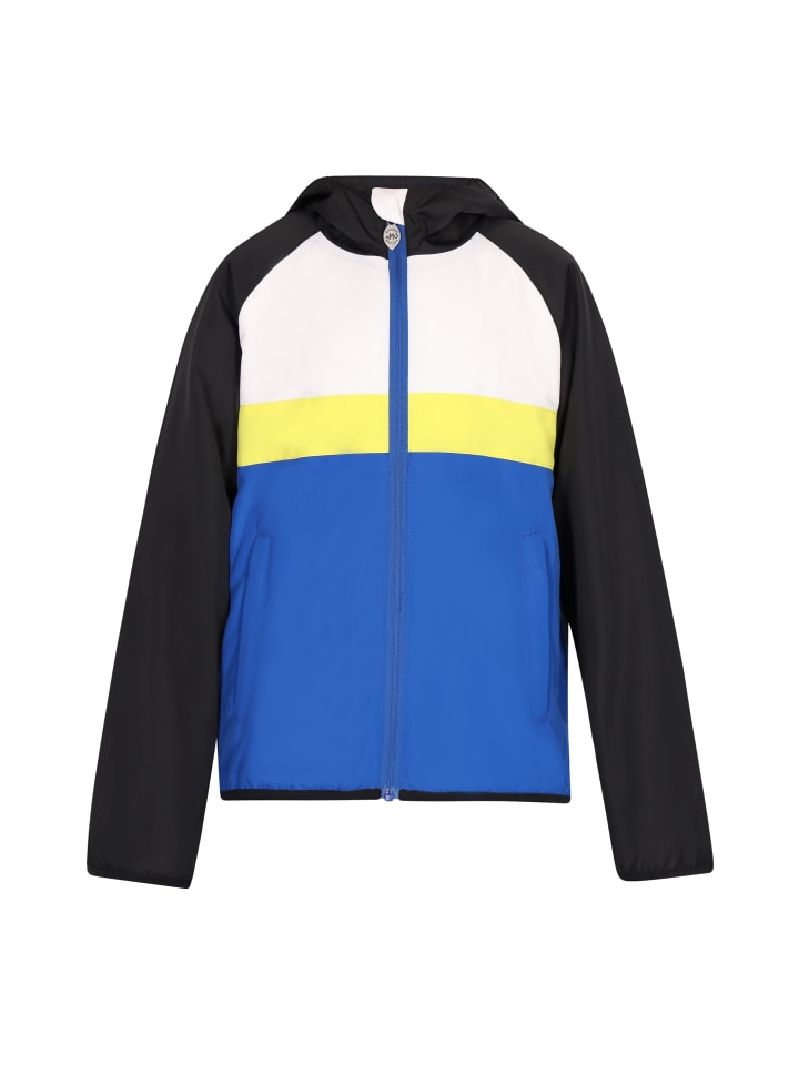 Mädchen (Kids) Anorak in Königsblau Colorblock