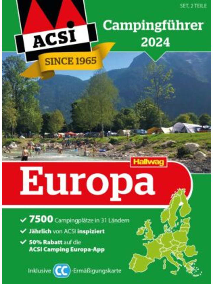 Buch - ACSI Campingführer Europa 2024
