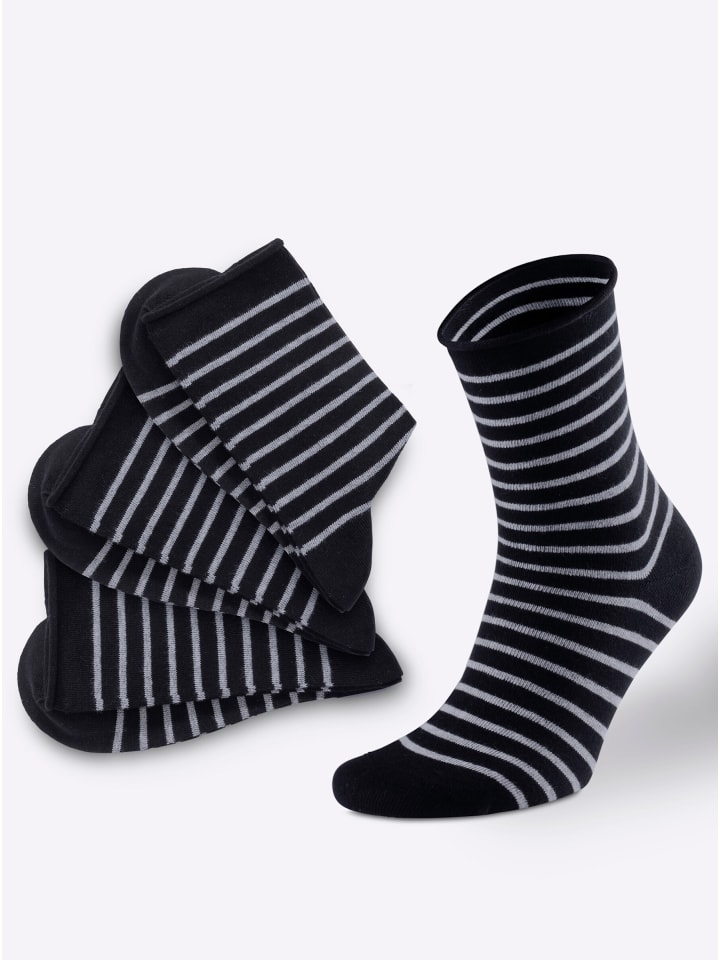 Damen-Socken in schwarz