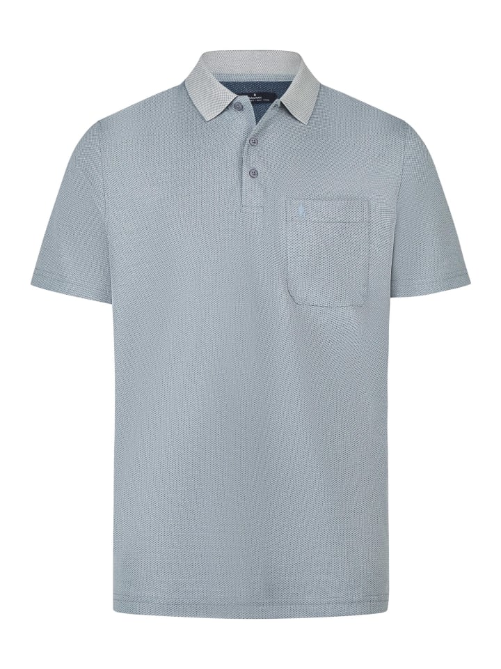 Poloshirt Basic in Hellblau