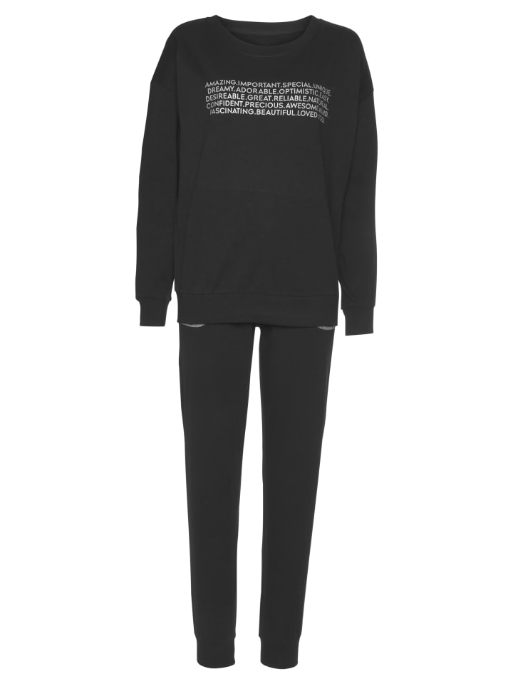 Pyjama in schwarz