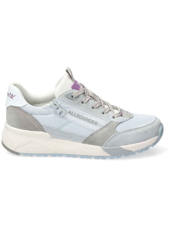 Schnürschuh in blau