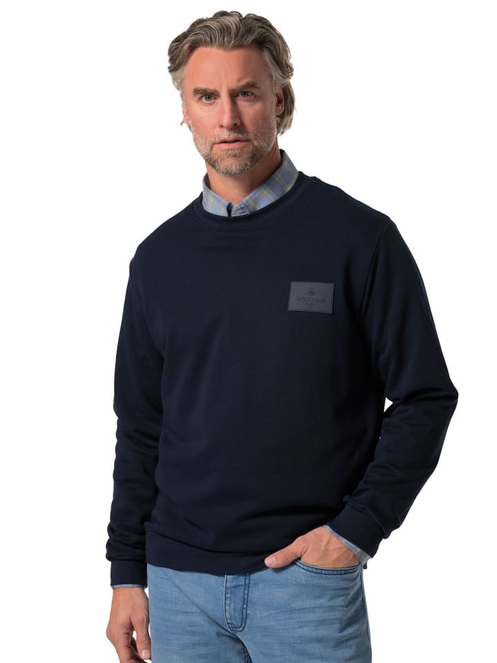 Sweatshirt in navy blau