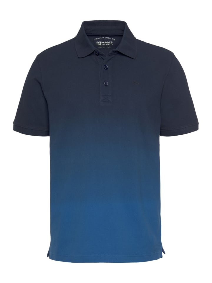 Poloshirt in blau-marine