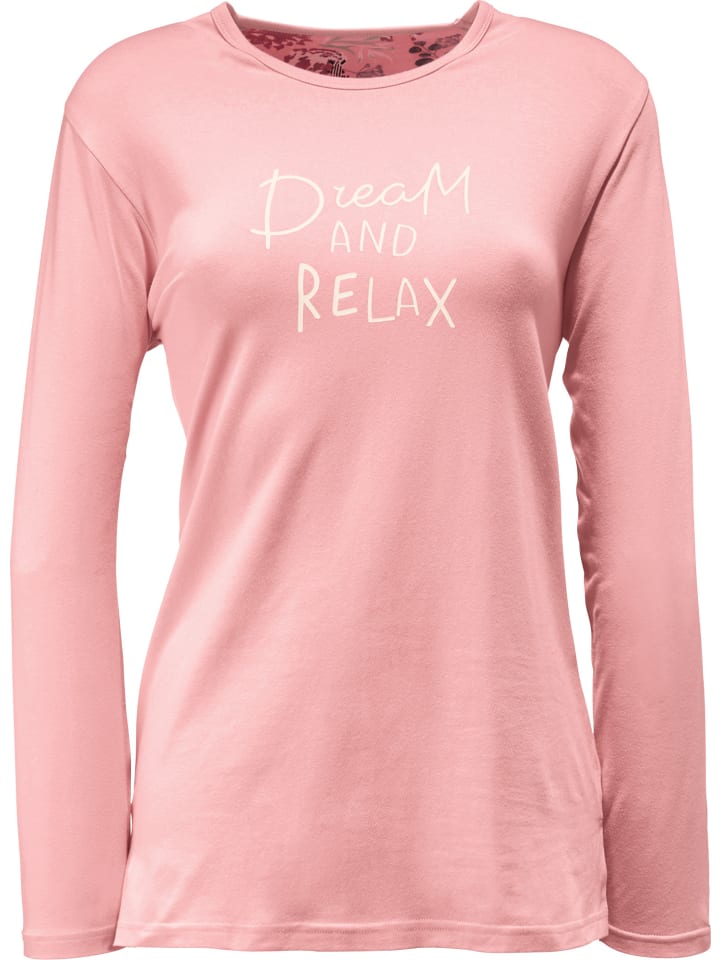 Single-Jersey Langarmshirt in rose