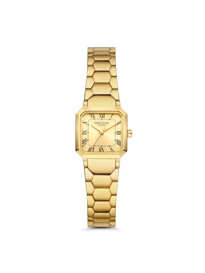 Quartzuhr Orologio "squaremi ladies" in Gold