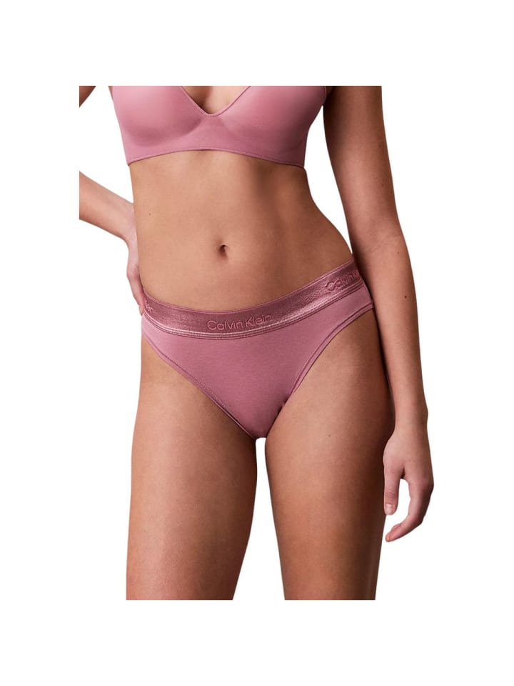 Lila Baumwolle Slip
