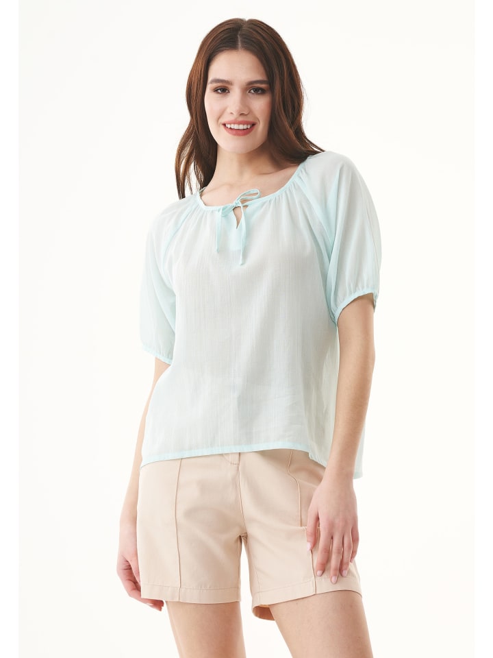 Bluse "WOR15112" in Blassblau