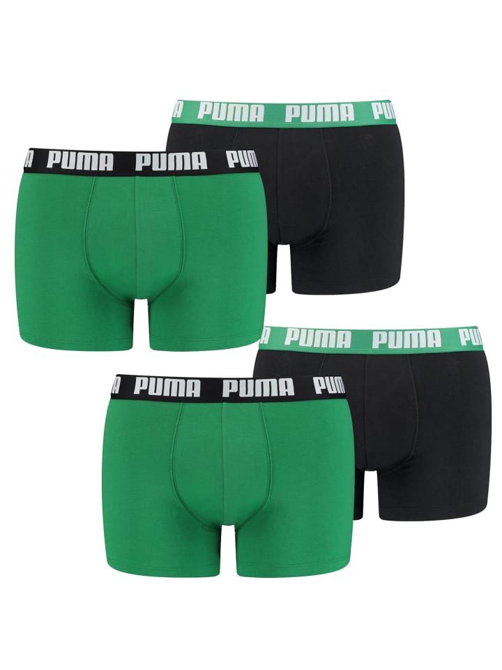 Boxershorts PUMA BASIC BOXER 4P in 035 - Amazon Green