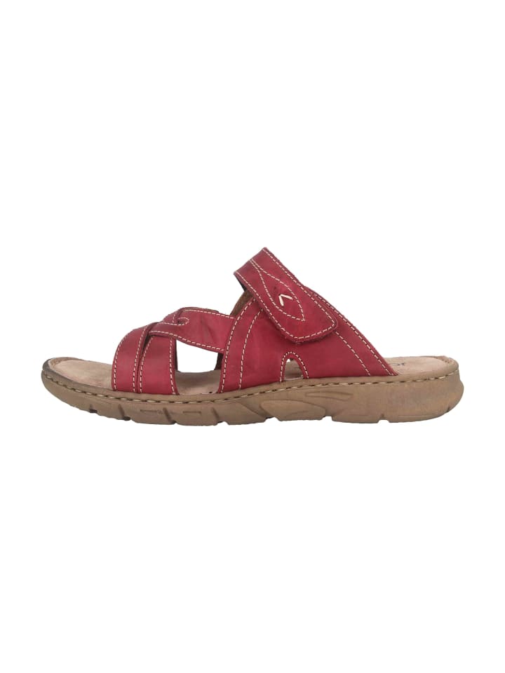 Pantoletten in Rot