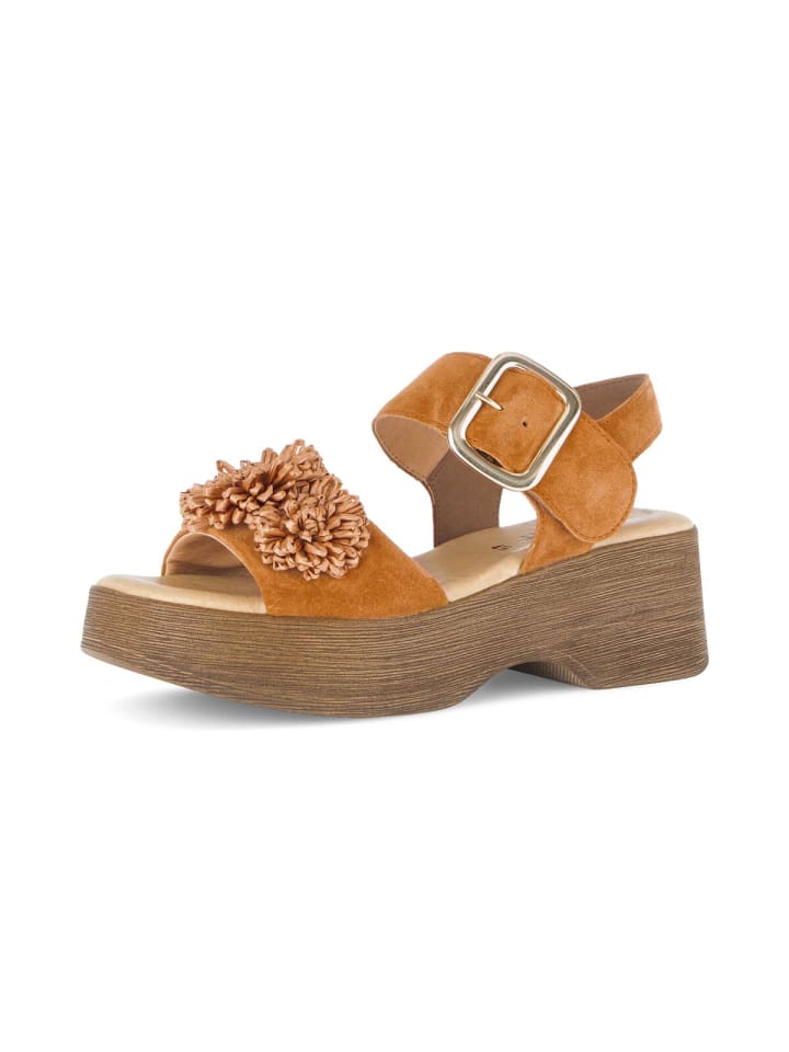 Riemchensandalen in orange