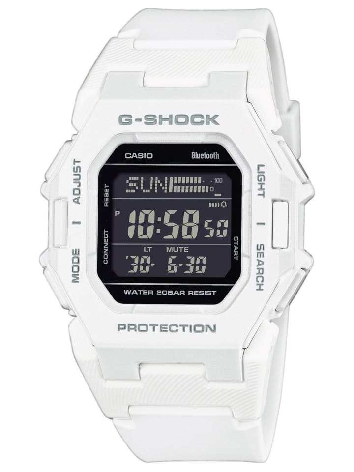 G-Shock Classic Digitaluhr Bluetooth Weiß