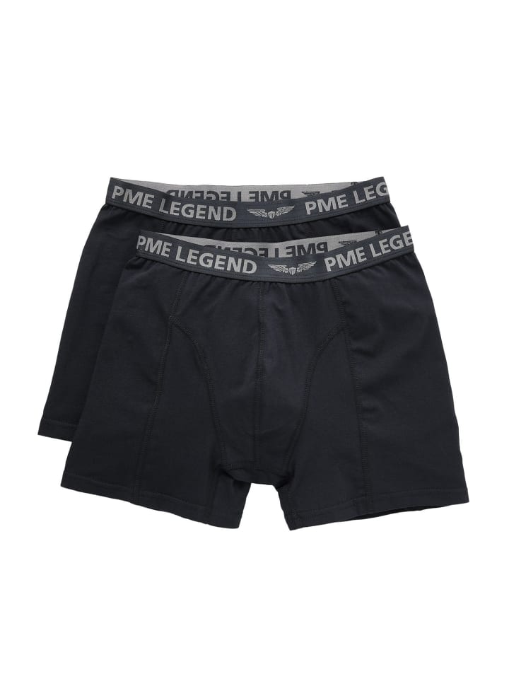 Trunk BASIC COTTON ELASTAN slim in Schwarz