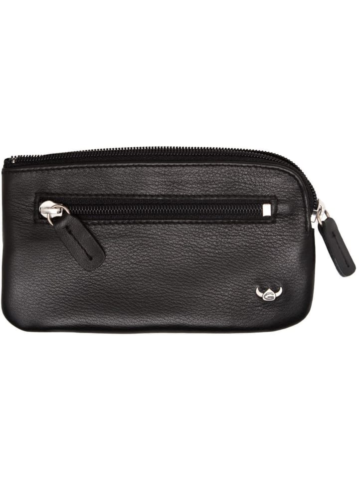 Polo Schlüsseletui Leder 13 cm schwarz