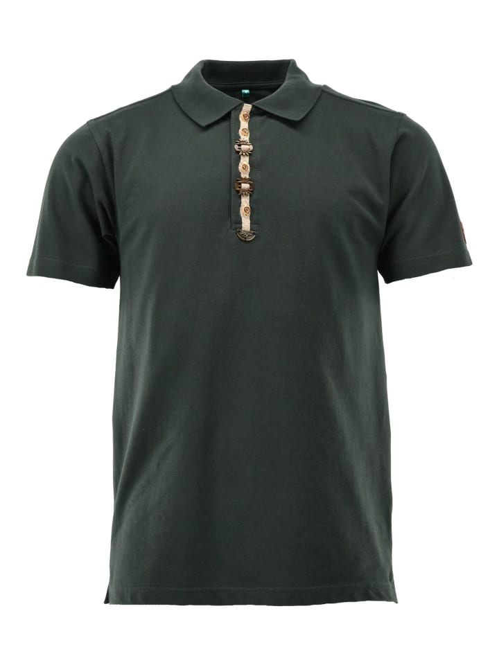 Poloshirt Tivaros in dunkelgrün