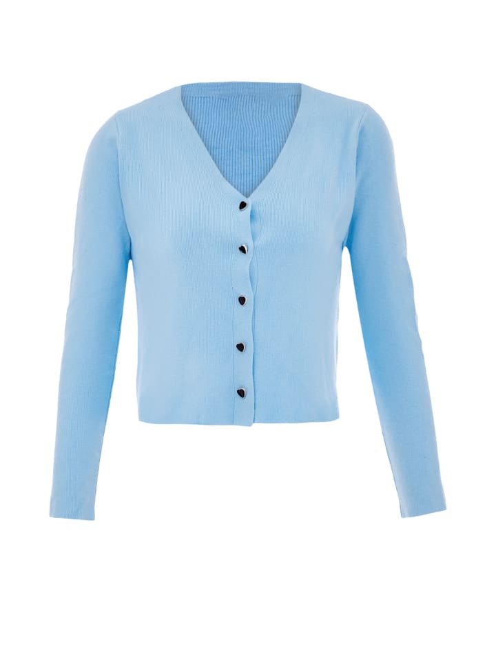 Damen Strickjacke in Hellblau