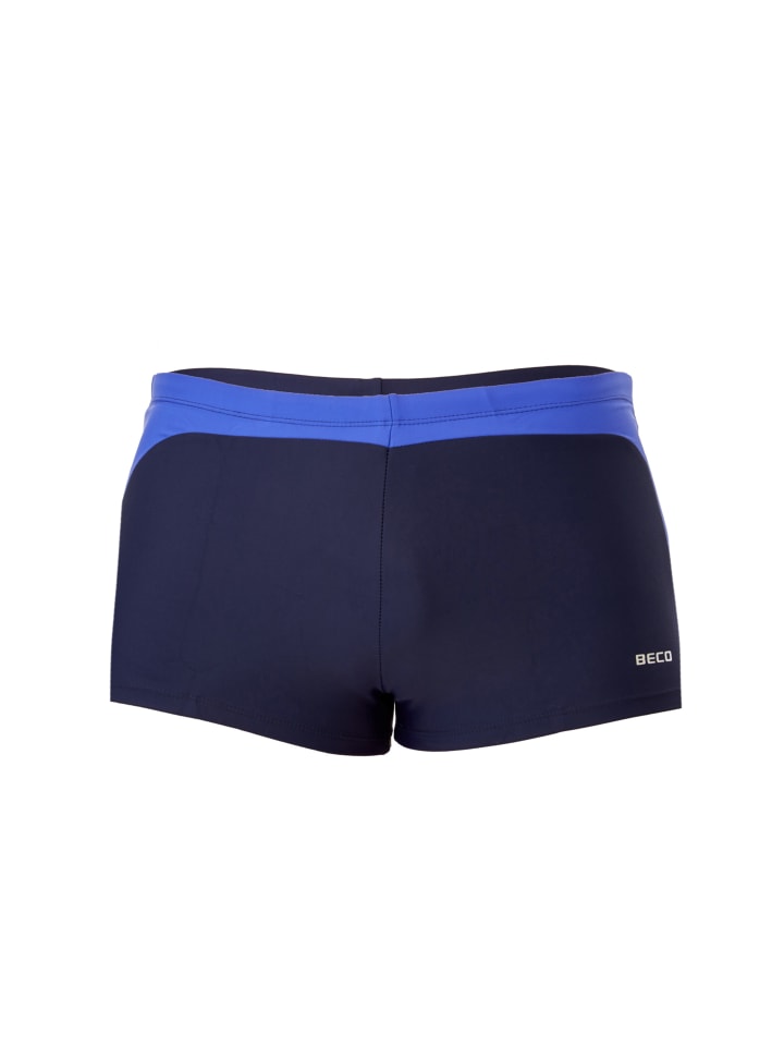 Kasten-Badehose Square Leg Badehose "Side Flash" in marine-blau