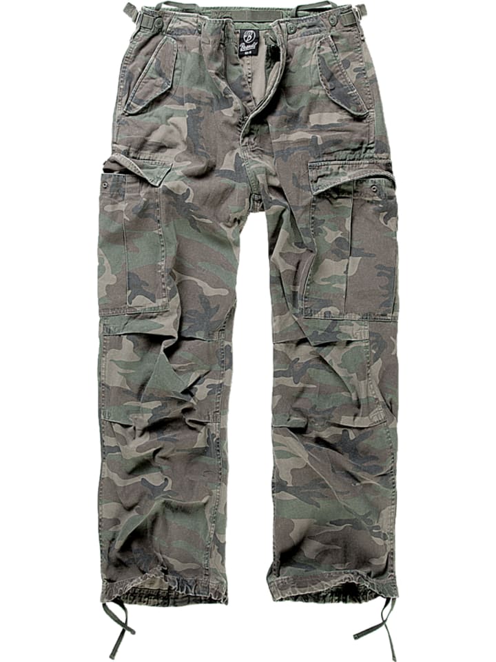Cargo Trouser in olive camo