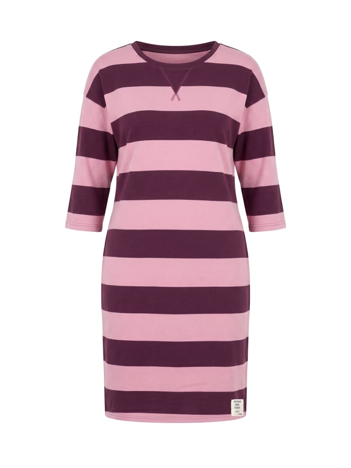 Midikleid in burgunder